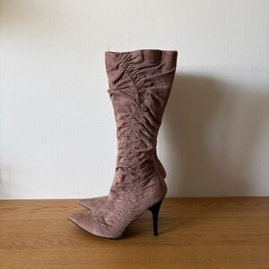 Vintage Miz Mooz Ruched Heeled Boots